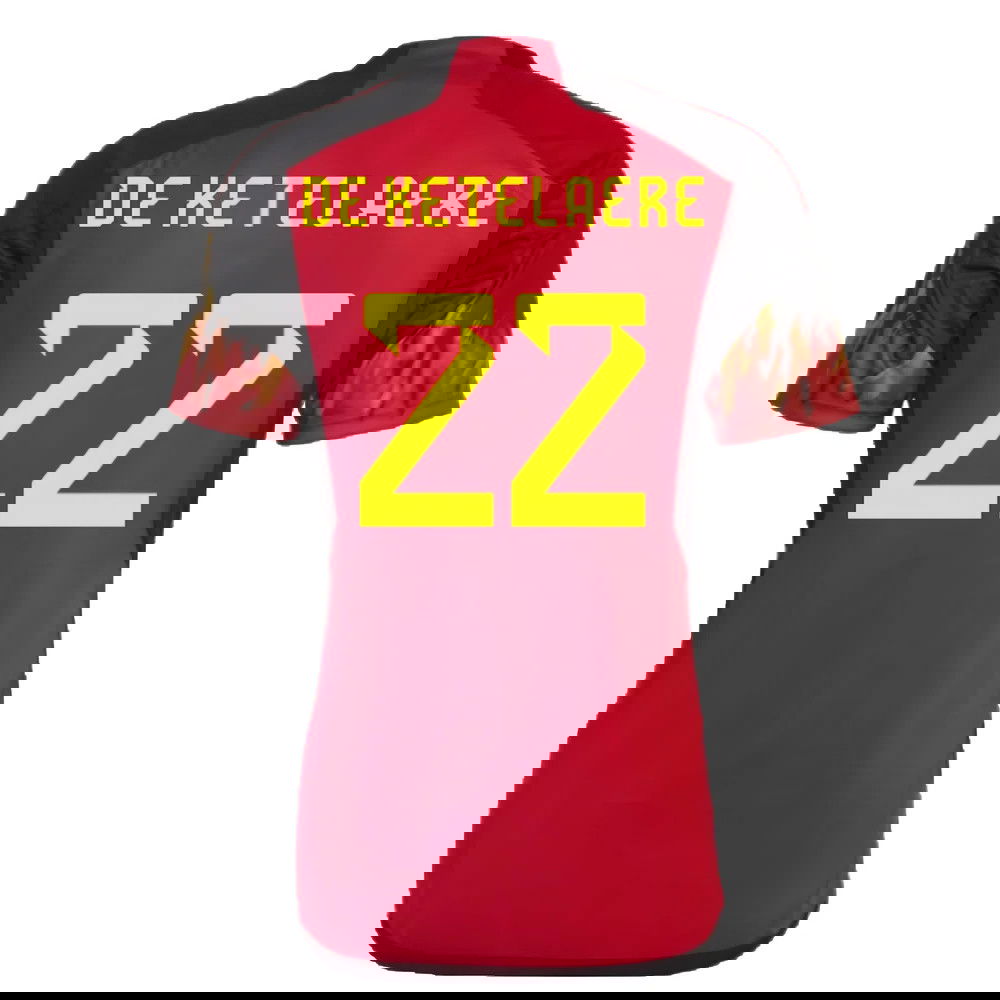 2022-2023 Belgium Home Shirt (De Ketelaere 22)