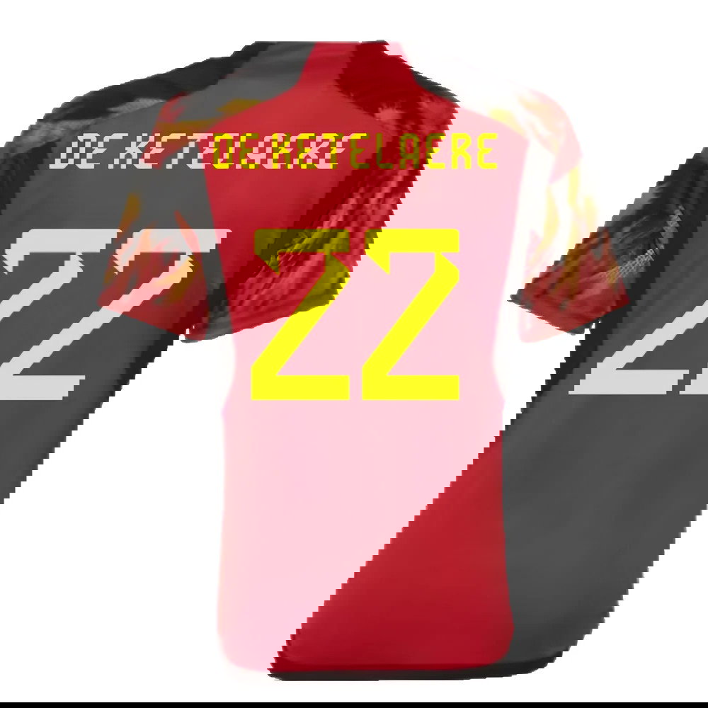 2022-2023 Belgium Home Shirt (Kids) (De Ketelaere 22)