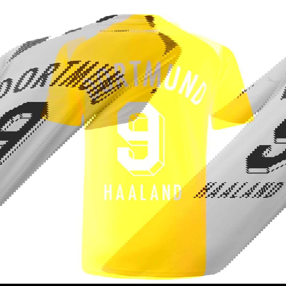 2022-2023 Borussia Dortmund CUP Shirt (Kids) (HAALAND 9)