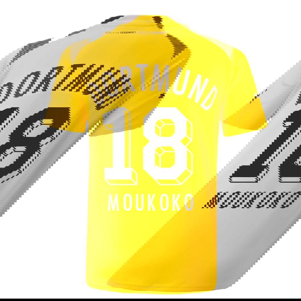 2022-2023 Borussia Dortmund CUP Shirt (Kids) (MOUKOKO 18)