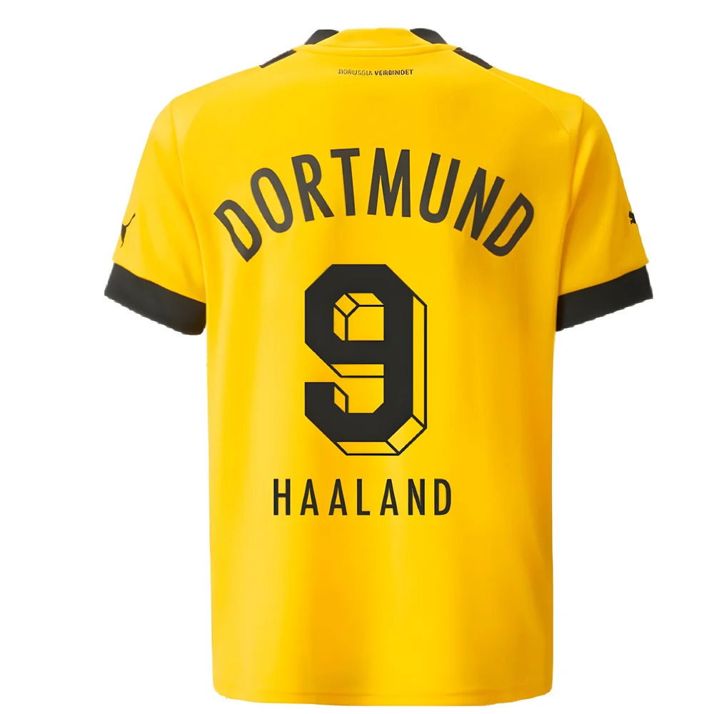 2022-2023 Borussia Dortmund Home Shirt (Kids) (HAALAND 9)
