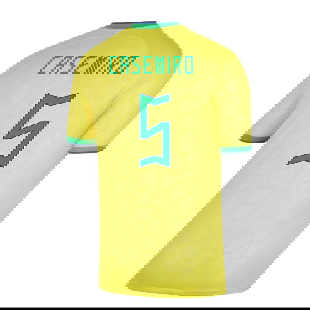 2022-2023 Brazil Home Shirt (CASEMIRO 5)