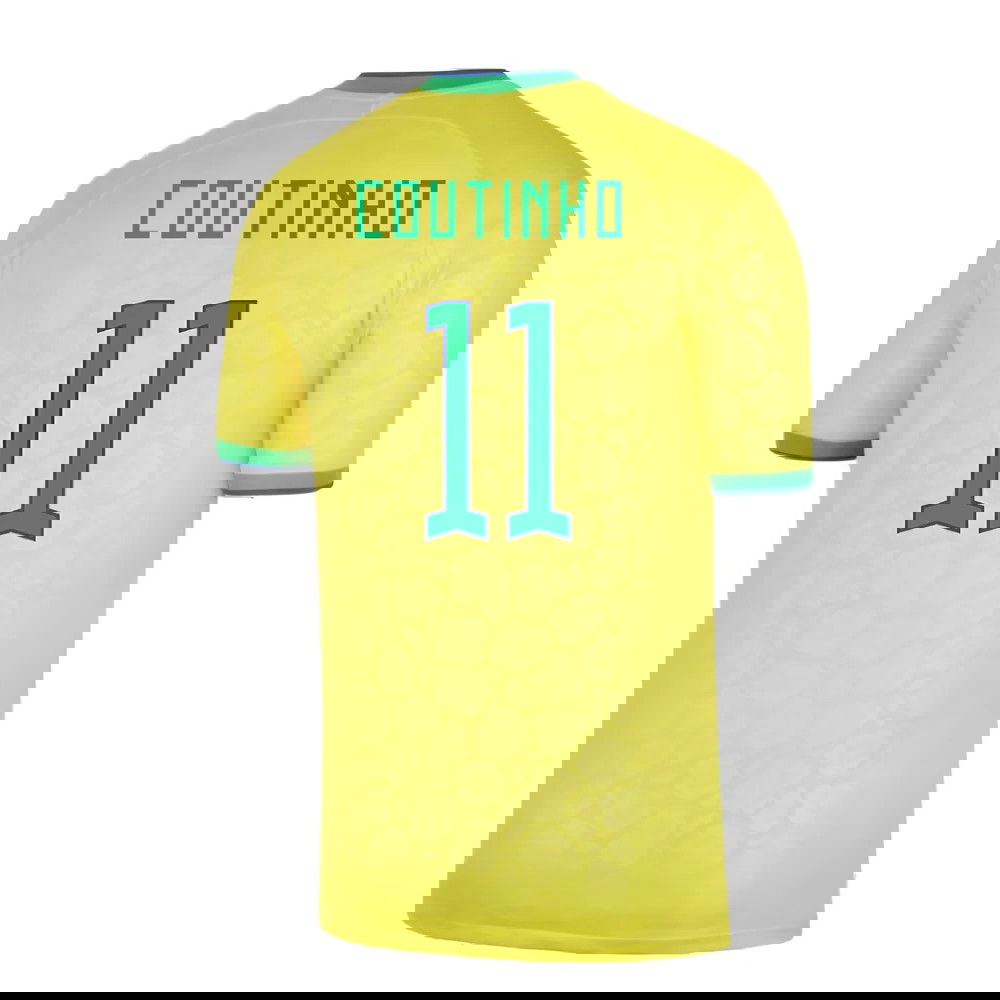 2022-2023 Brazil Home Shirt (COUTINHO 11)