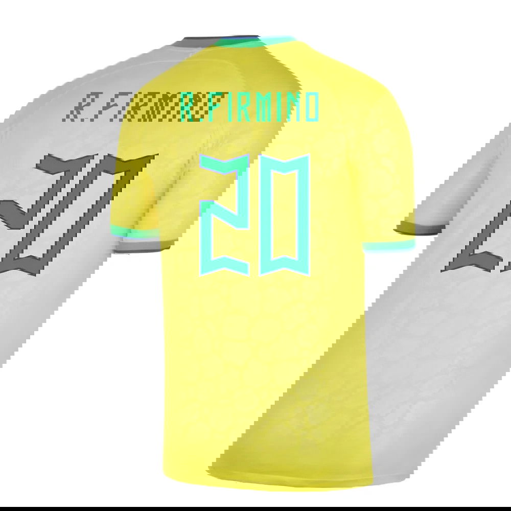 2022-2023 Brazil Home Shirt (R.FIRMINO 20)
