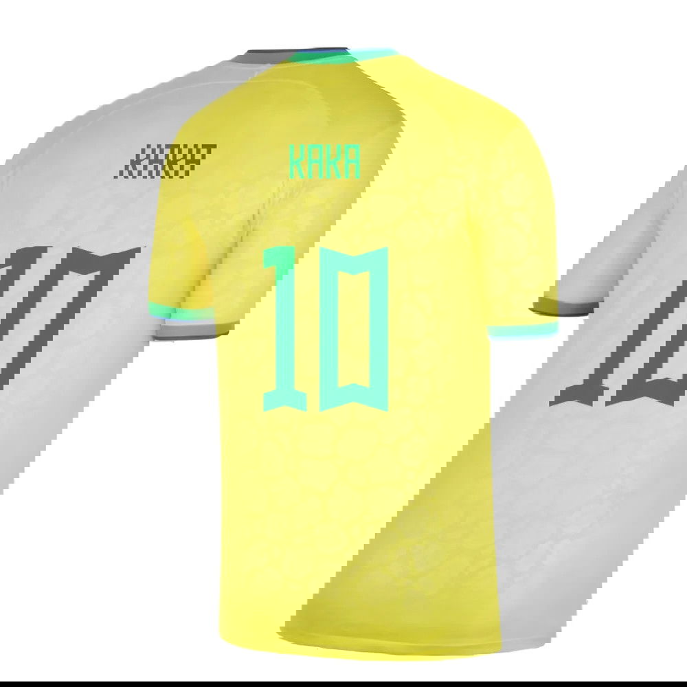 2022-2023 Brazil Little Boys Home Shirt (Kaka 10)