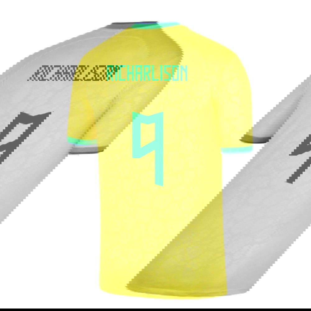 2022-2023 Brazil Little Boys Home Shirt (Richarlison 9)