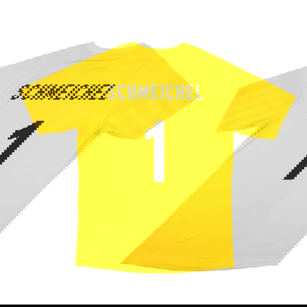 2022-2023 Denmark Away Goalkeeper Jersey (Yellow) (Schmeichel 1)