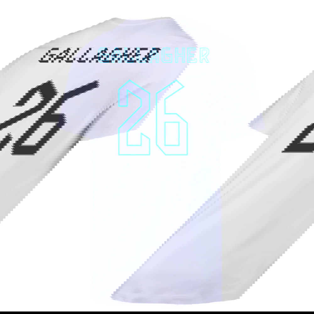 2022-2023 England Crest Tee (White) (Gallagher 26)