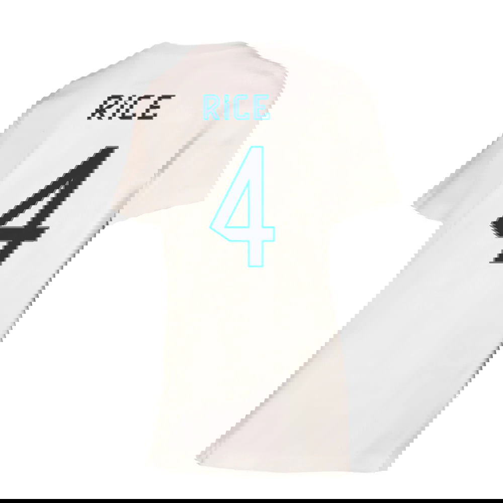 2022-2023 England Crest Tee (White) - Kids (Rice 4)