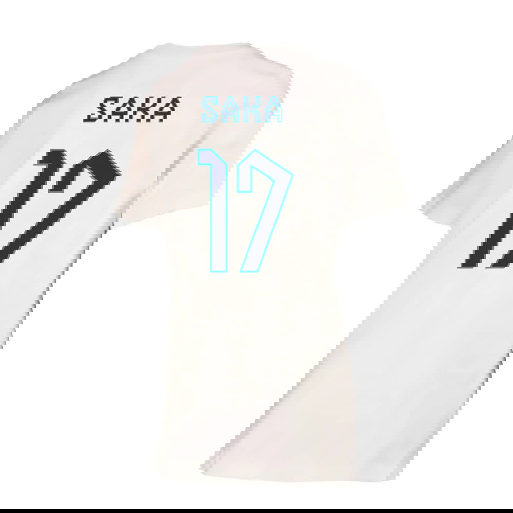 2022-2023 England Crest Tee (White) - Kids (Saka 17)