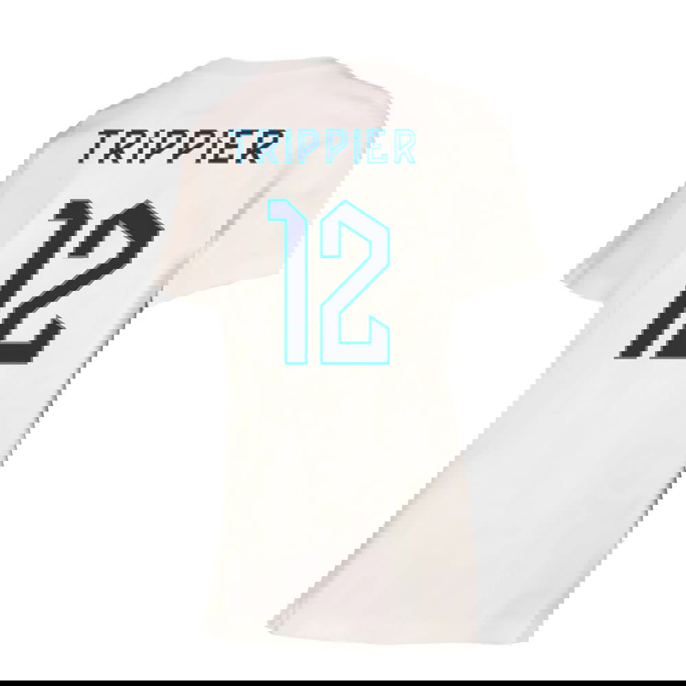 2022-2023 England Crest Tee (White) - Kids (Trippier 12)