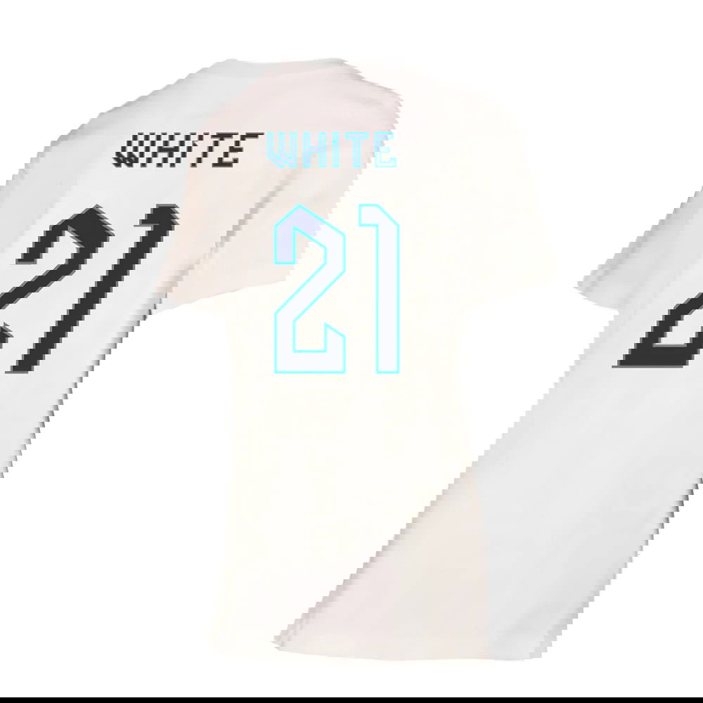 2022-2023 England Crest Tee (White) - Kids (White 21)