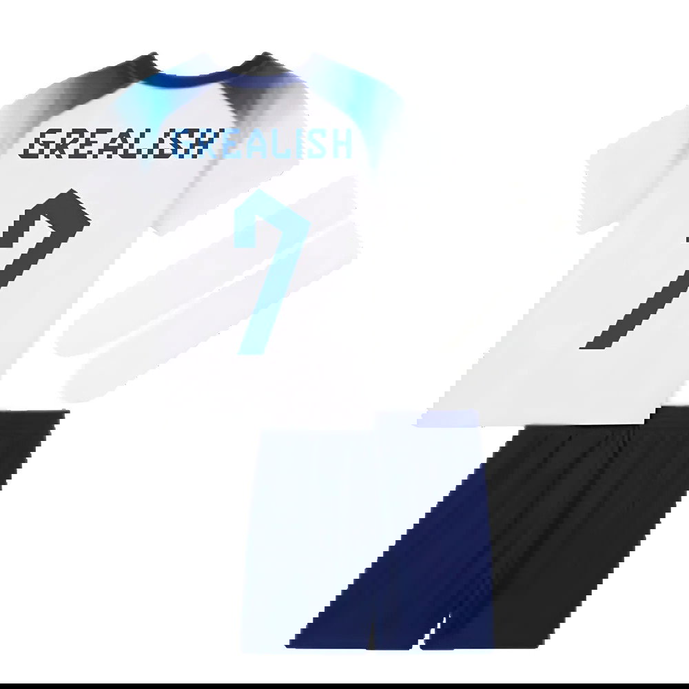 2022-2023 England Home Little Boys Mini Kit (Grealish 7)