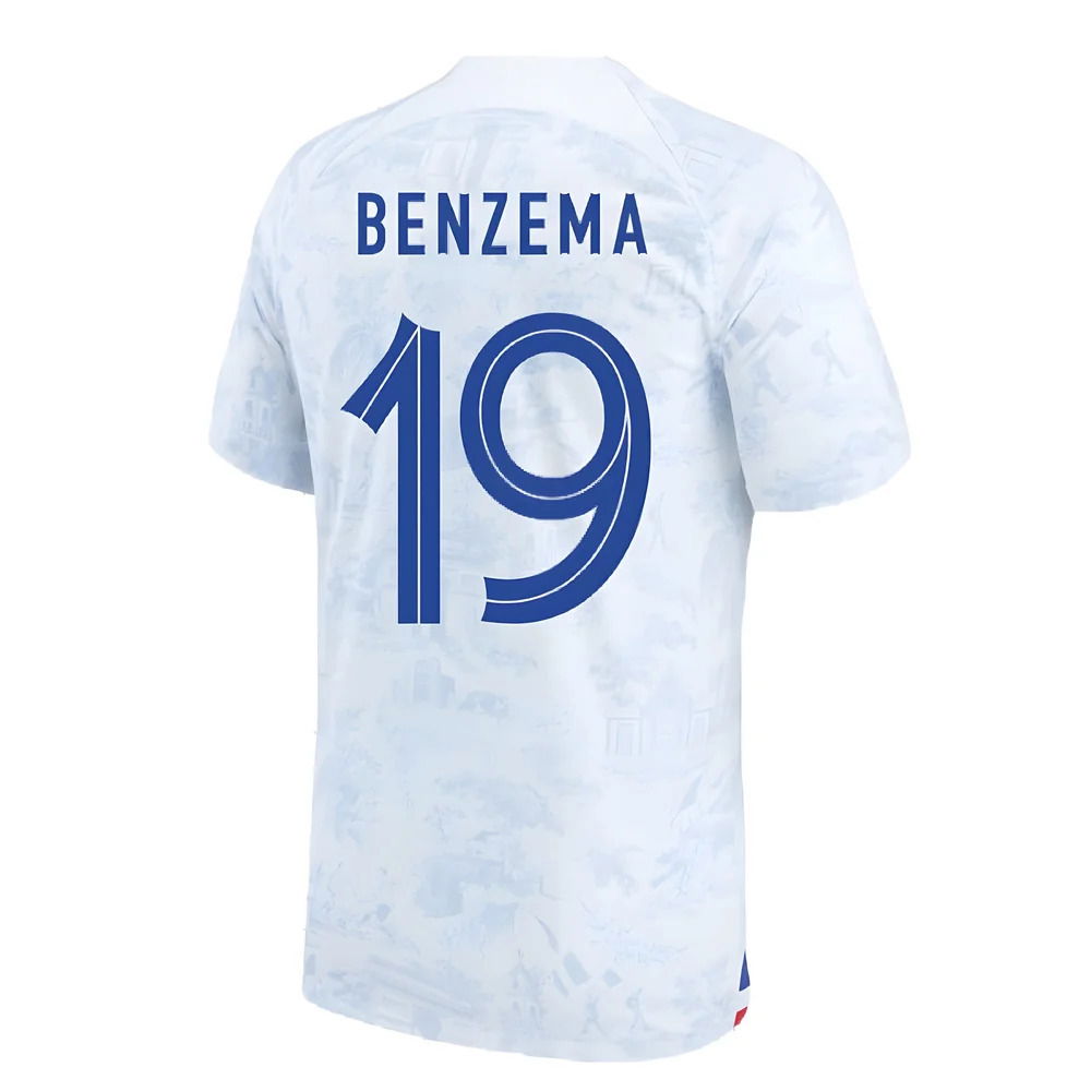 2022-2023 France Away Shirt (BENZEMA 19)