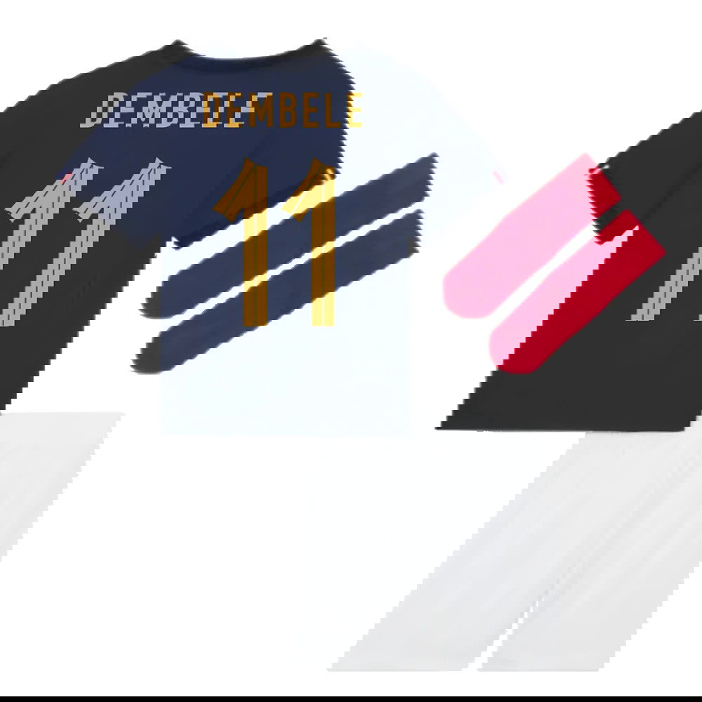 2022-2023 France Home Little Boys Mini Kit (Dembele 11)