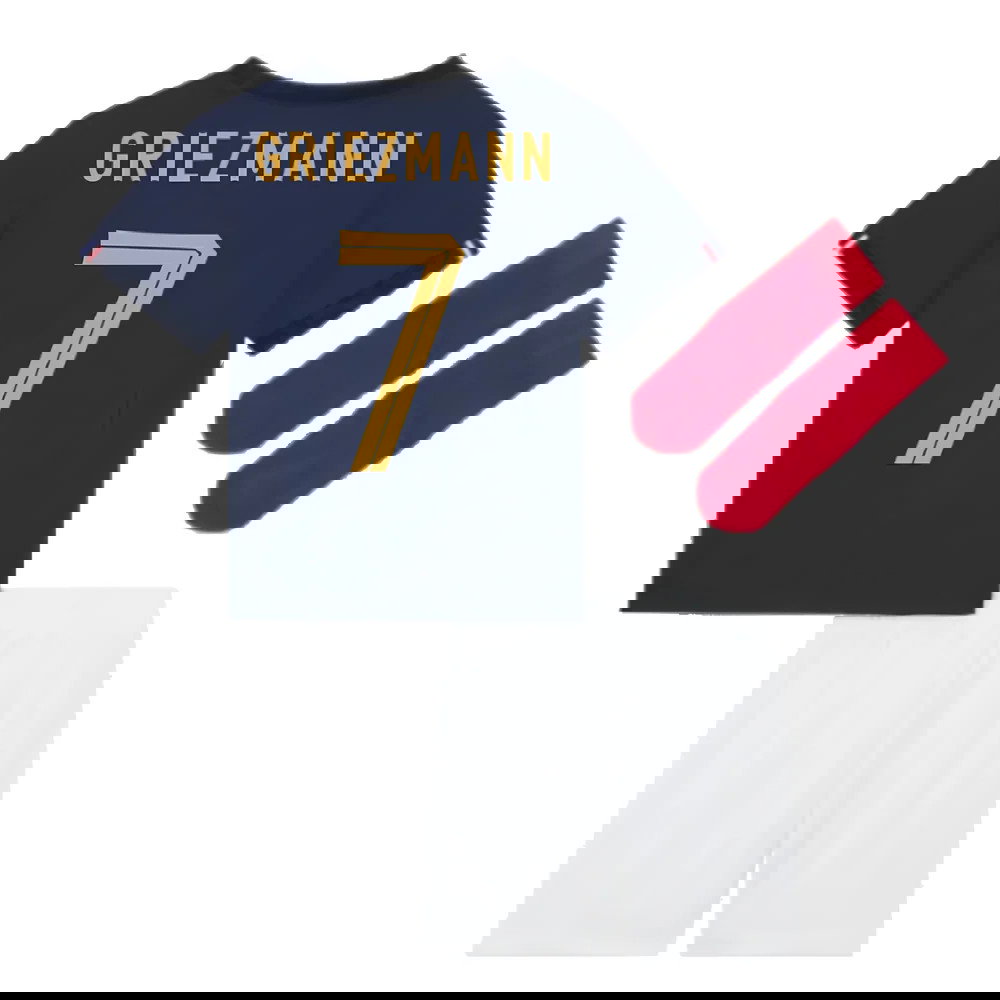 2022-2023 France Home Little Boys Mini Kit (Griezmann 7)