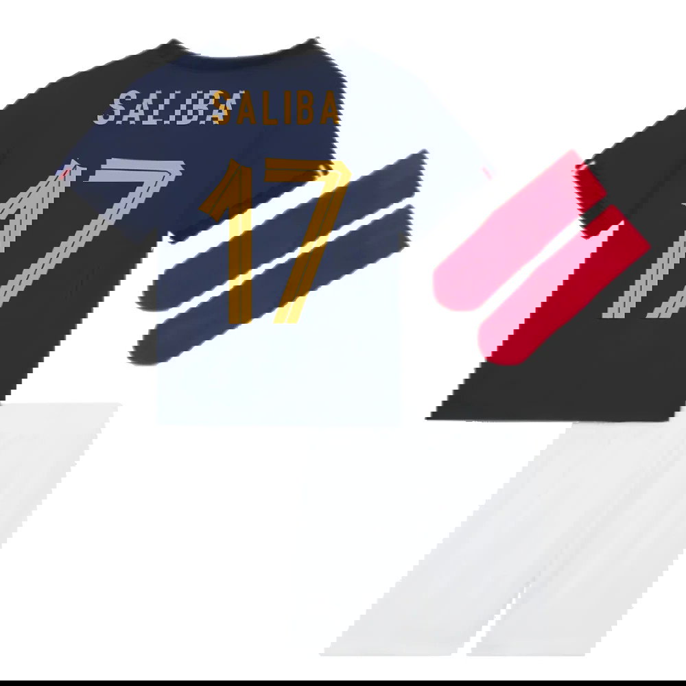2022-2023 France Home Little Boys Mini Kit (Saliba 17)
