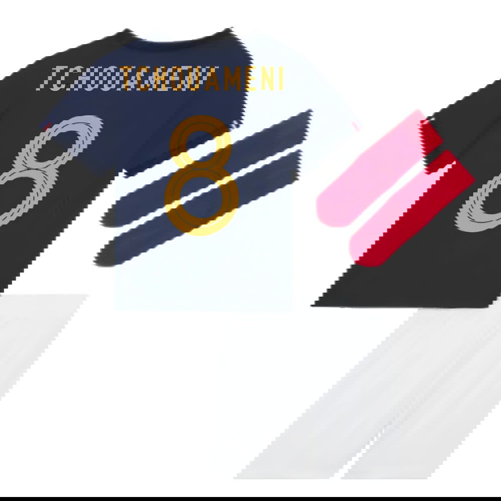 2022-2023 France Home Little Boys Mini Kit (Tchouameni 8)