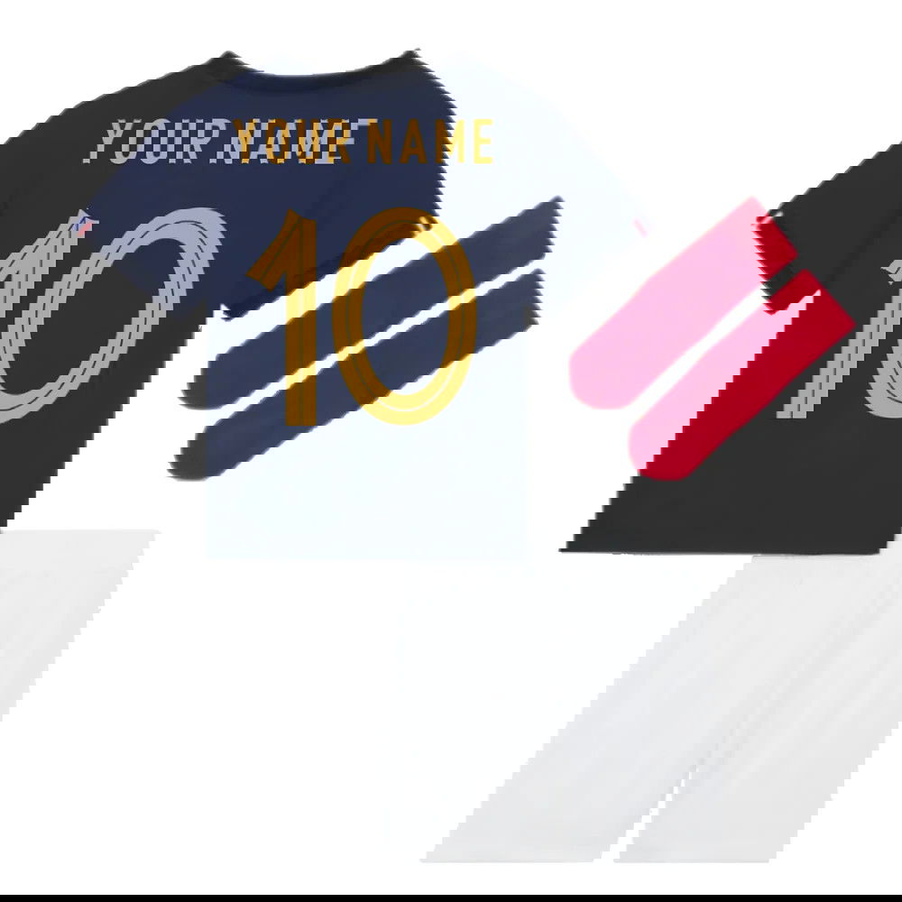 2022-2023 France Home Little Boys Mini Kit (Your Name)