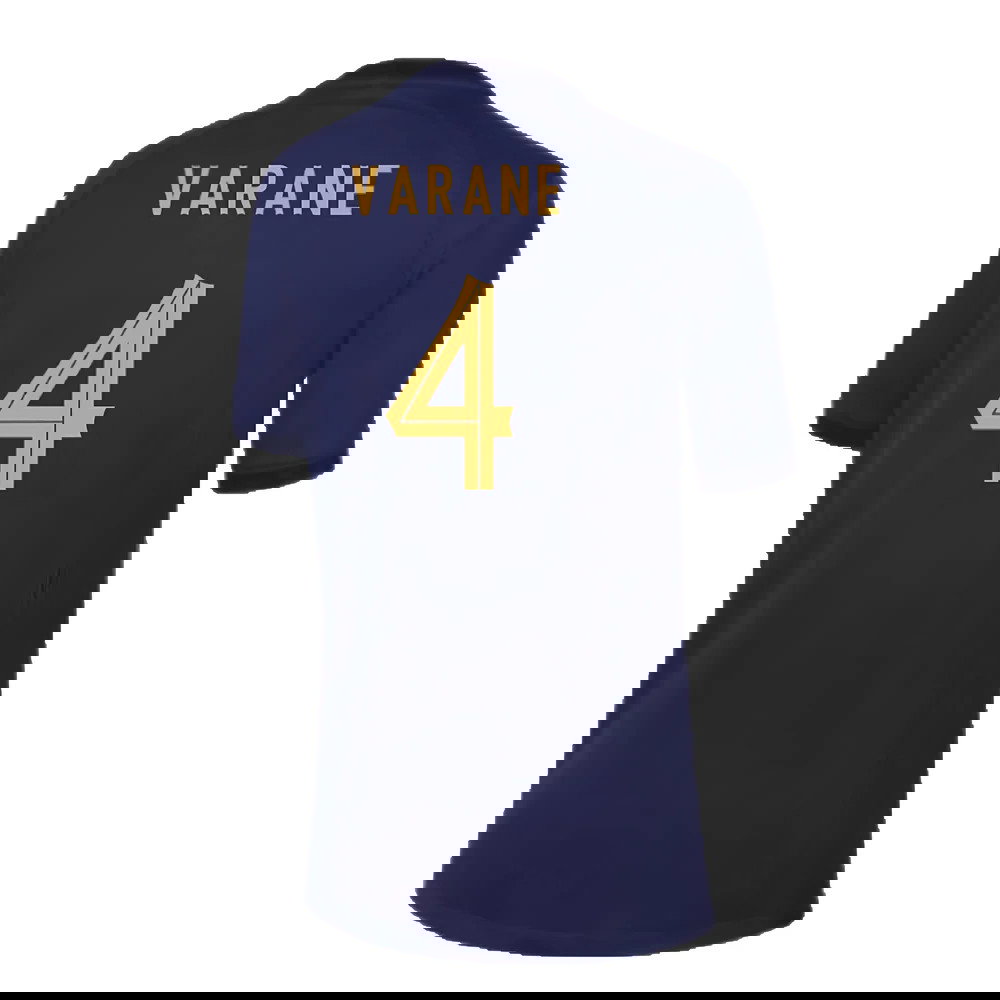 2022-2023 France Home Shirt - Kids (Varane 4)