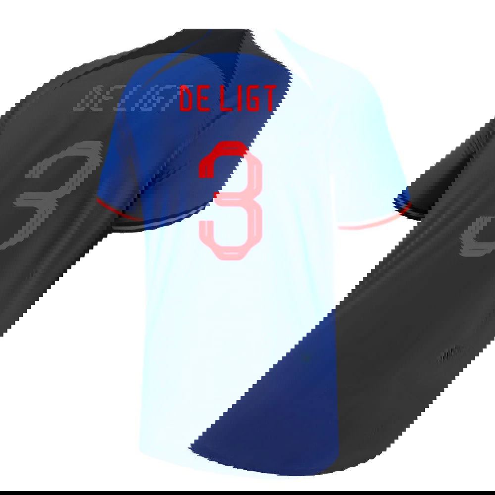 2022-2023 Holland Away Shirt (DE LIGT 3)