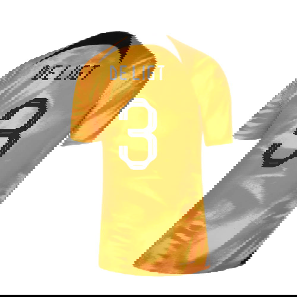 2022-2023 Holland Home Dri-Fit ADV Match Shirt (De Ligt 3)