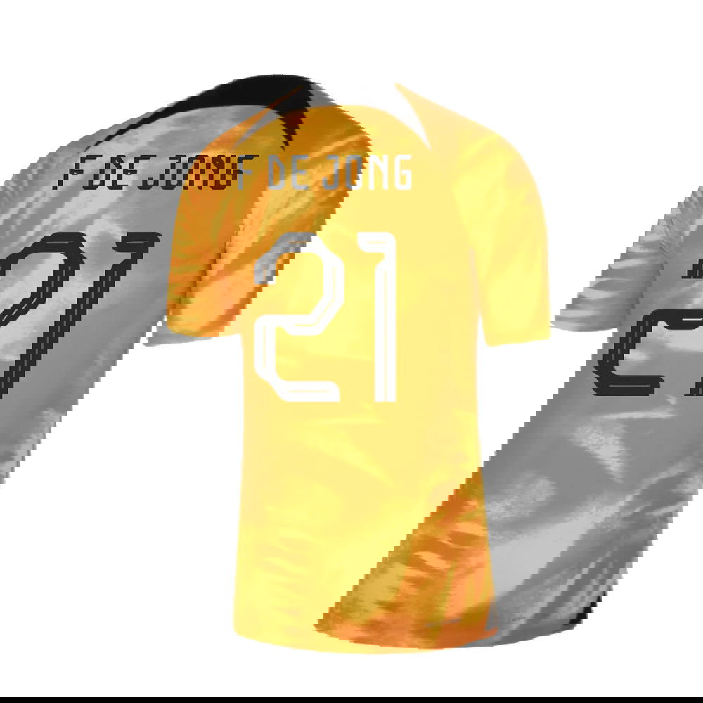 2022-2023 Holland Home Dri-Fit ADV Match Shirt (F De Jong 21)