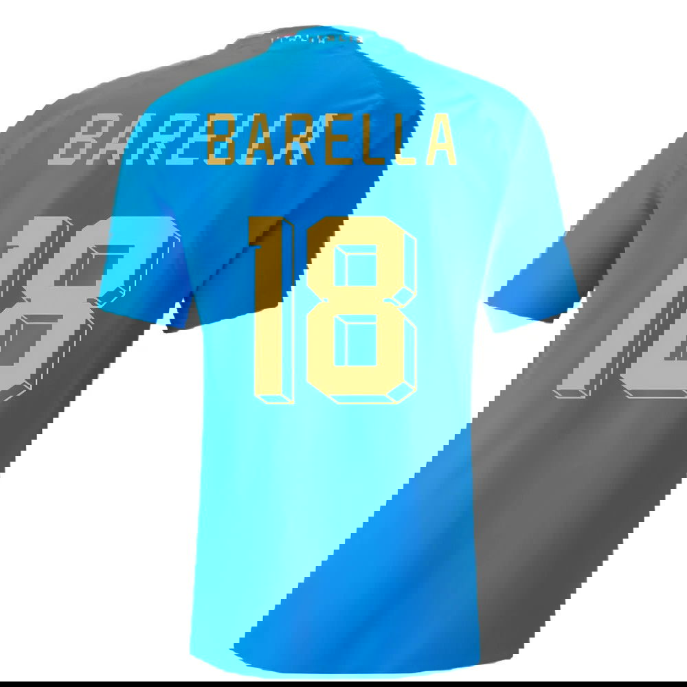 2022-2023 Italy Authentic Home Shirt (BARELLA 18)