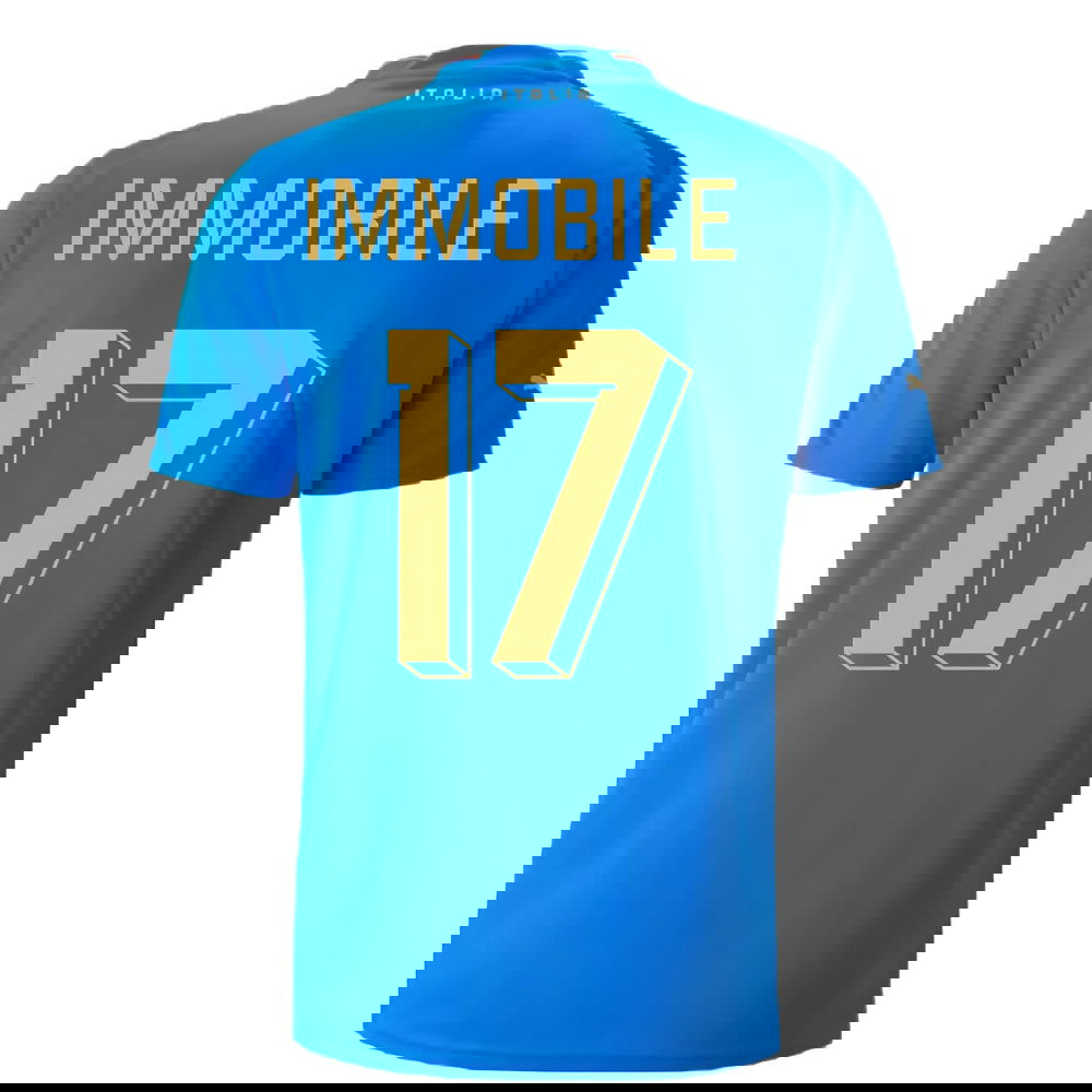 2022-2023 Italy Home Shirt (IMMOBILE 17)