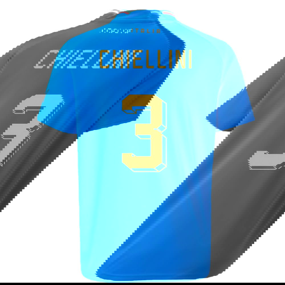 2022-2023 Italy Home Shirt (Kids) (CHIELLINI 3)