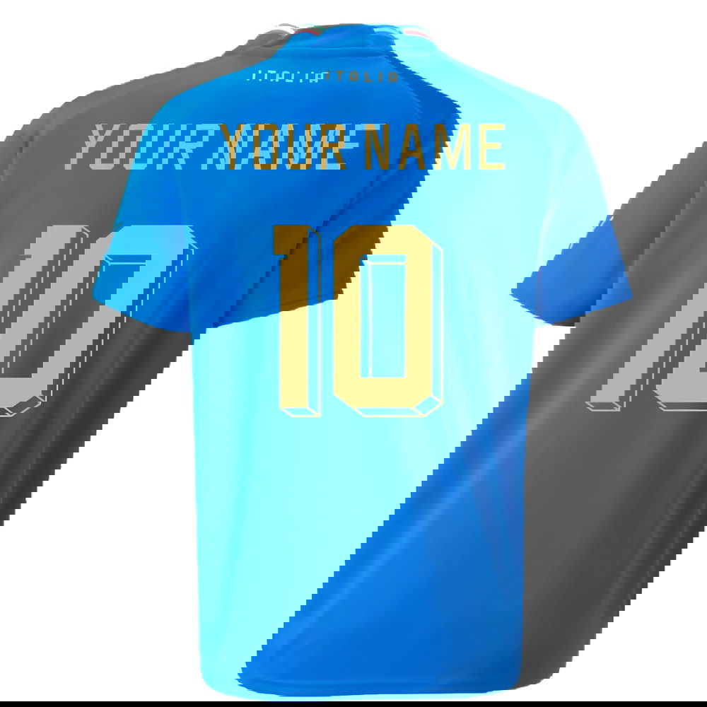 2022-2023 Italy Home Shirt (Kids) (Your Name)