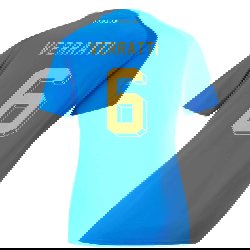 2022-2023 Italy Home Shirt (Ladies) (VERRATTI 6)