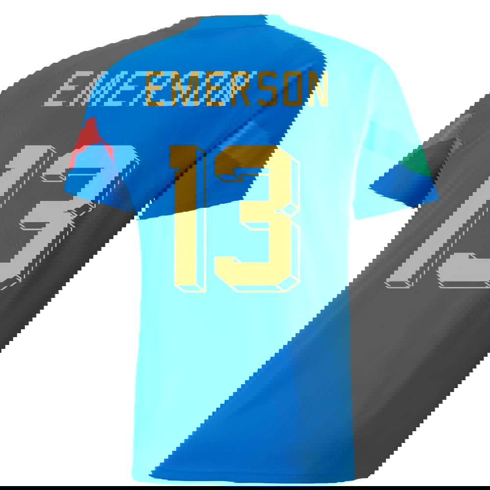 2022-2023 Italy Player Training Jersey (Blue) (EMERSON 13)
