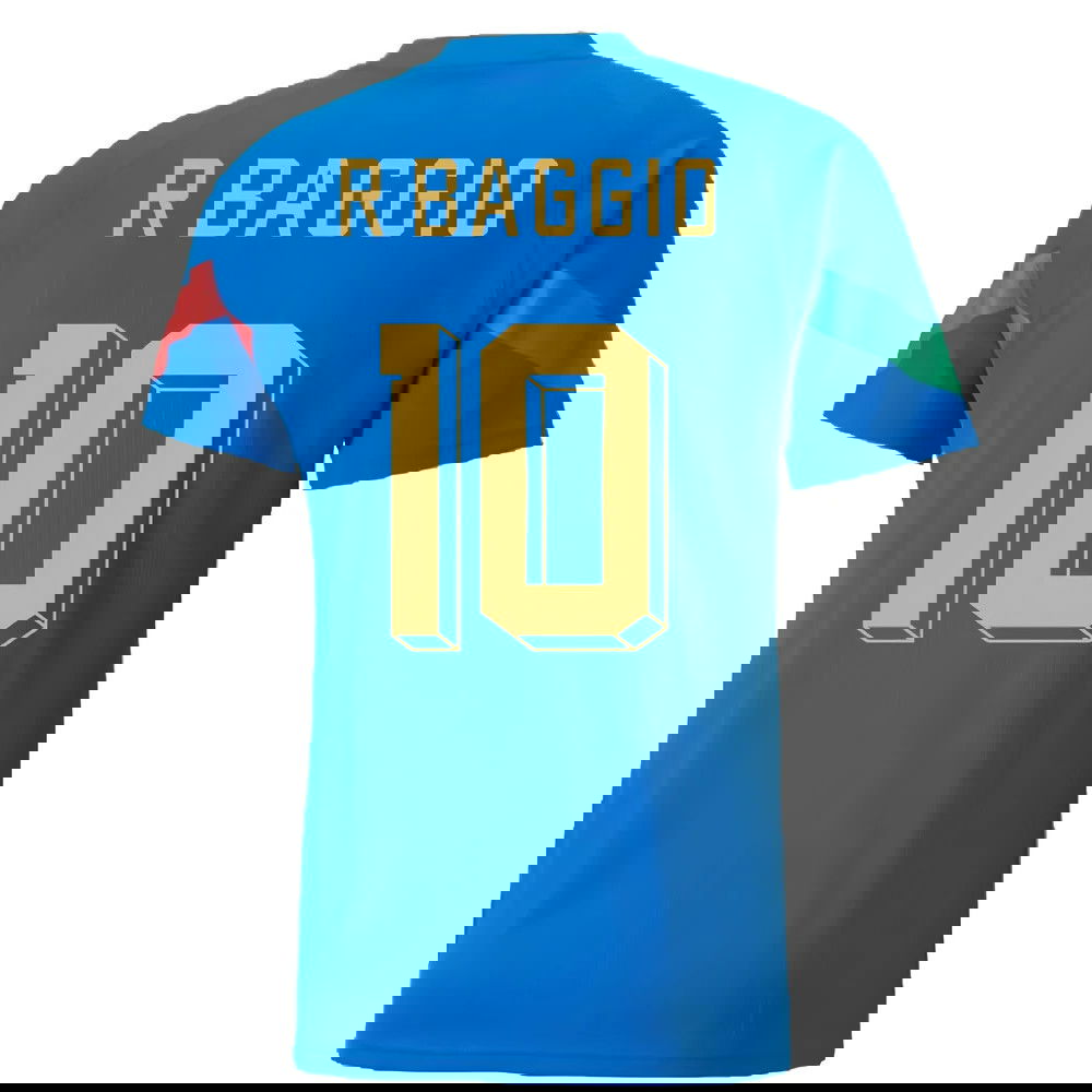 2022-2023 Italy Player Training Jersey (Blue) (R BAGGIO 10)