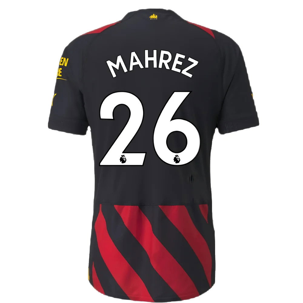 2022-2023 Man City Authentic Away Shirt (MAHREZ 26)