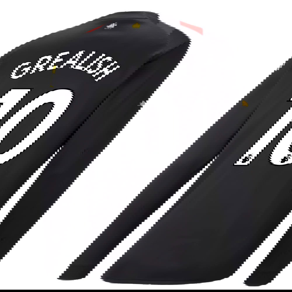 2022-2023 Man City Long Sleeve Away Shirt (GREALISH 10)