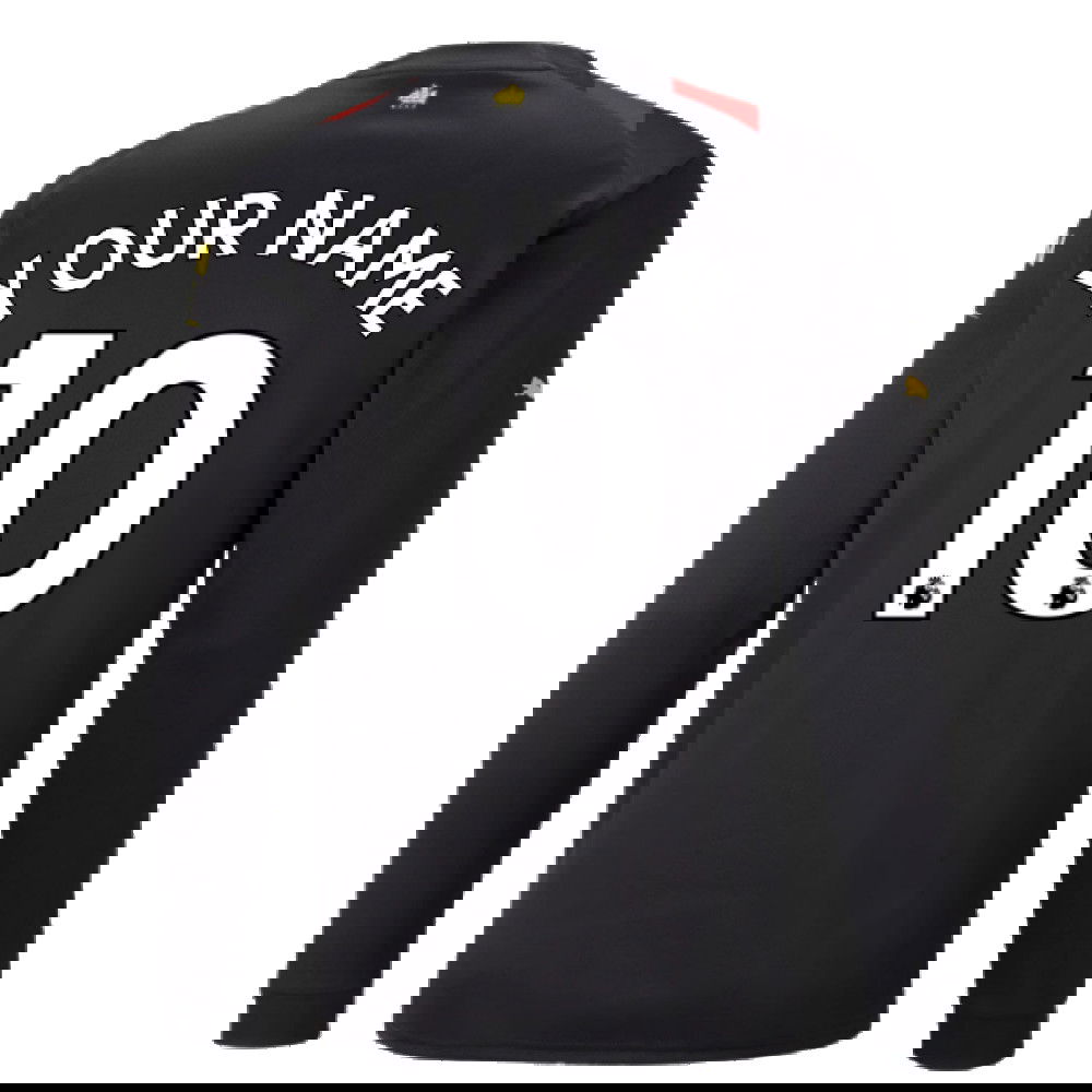 2022-2023 Man City Long Sleeve Away Shirt (Your Name)