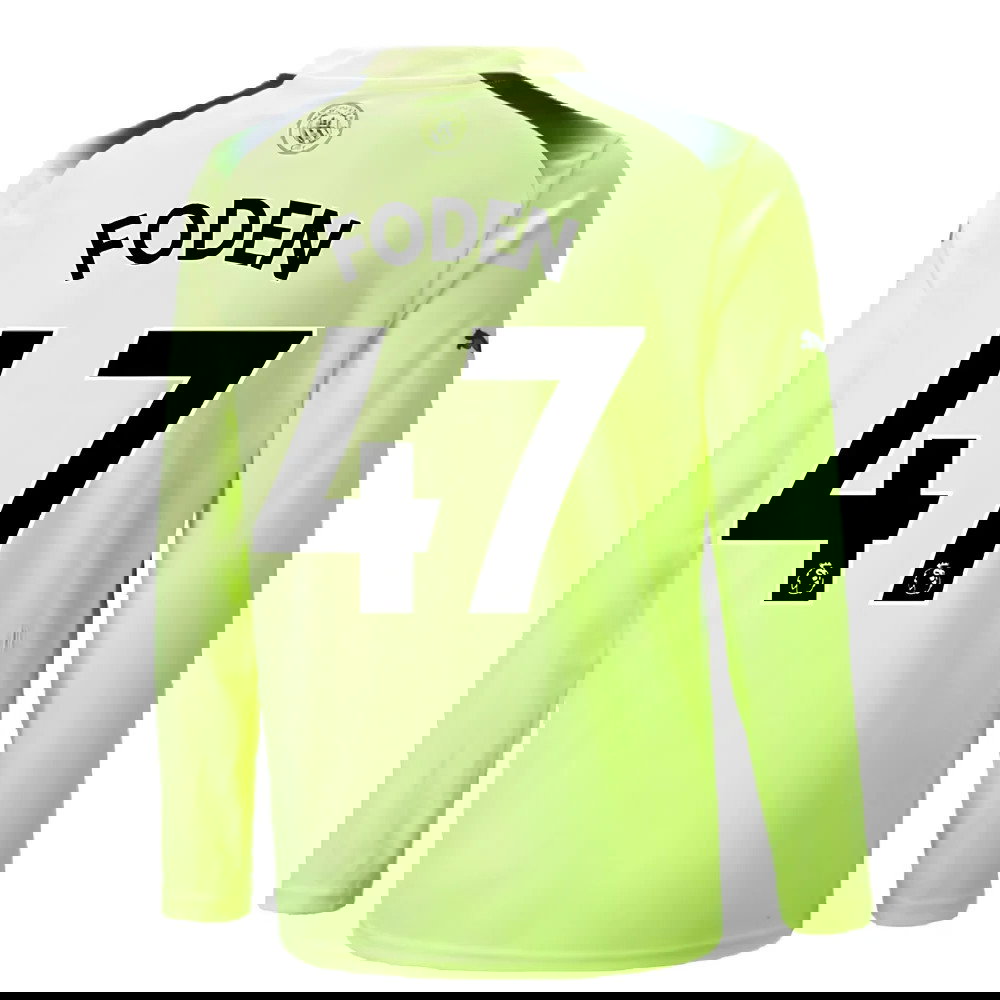 2022-2023 Man City Long Sleeve Third Shirt (FODEN 47)