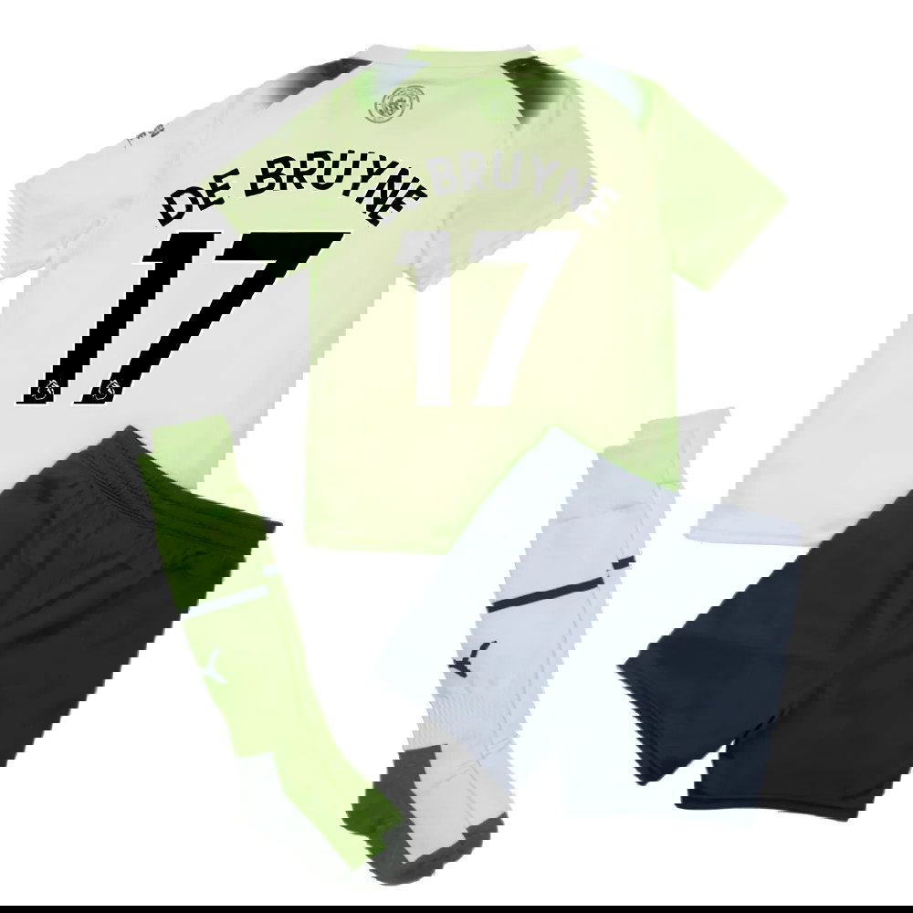 2022-2023 Man City Third Mini Kit (DE BRUYNE 17)