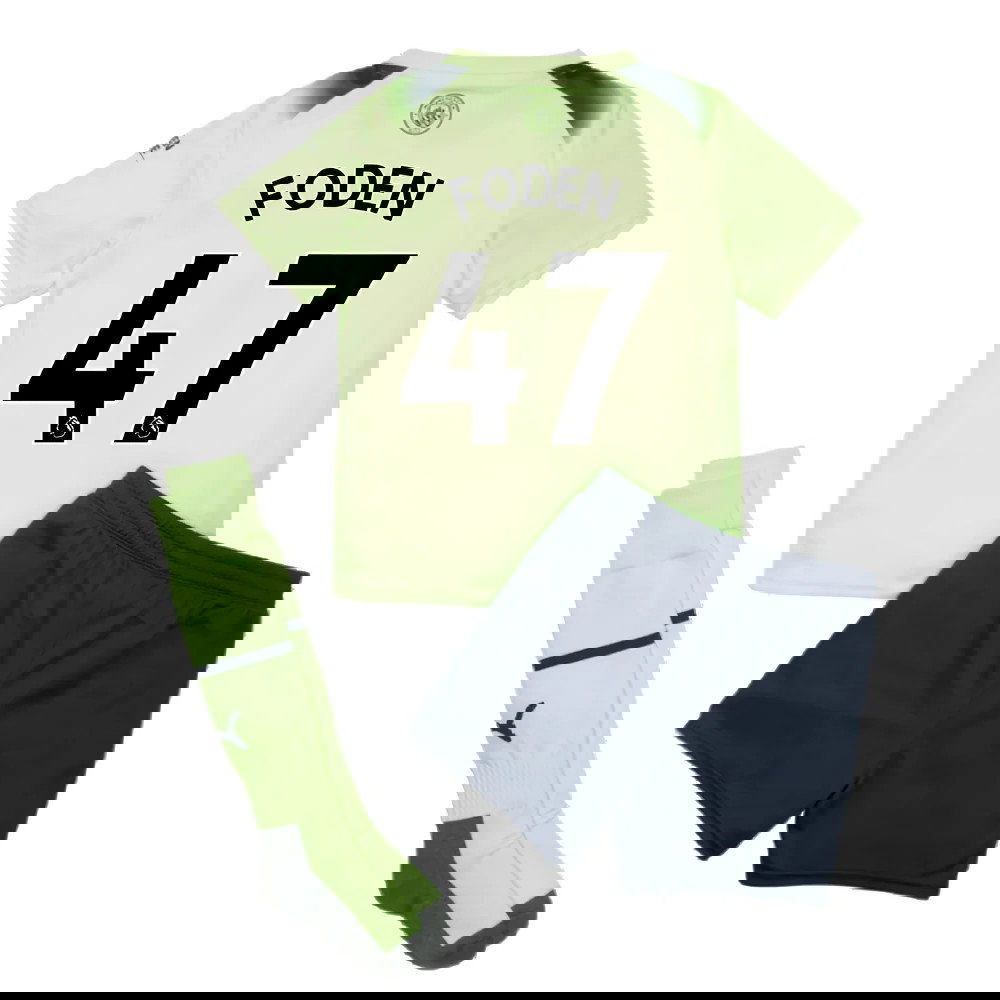 2022-2023 Man City Third Mini Kit (FODEN 47)