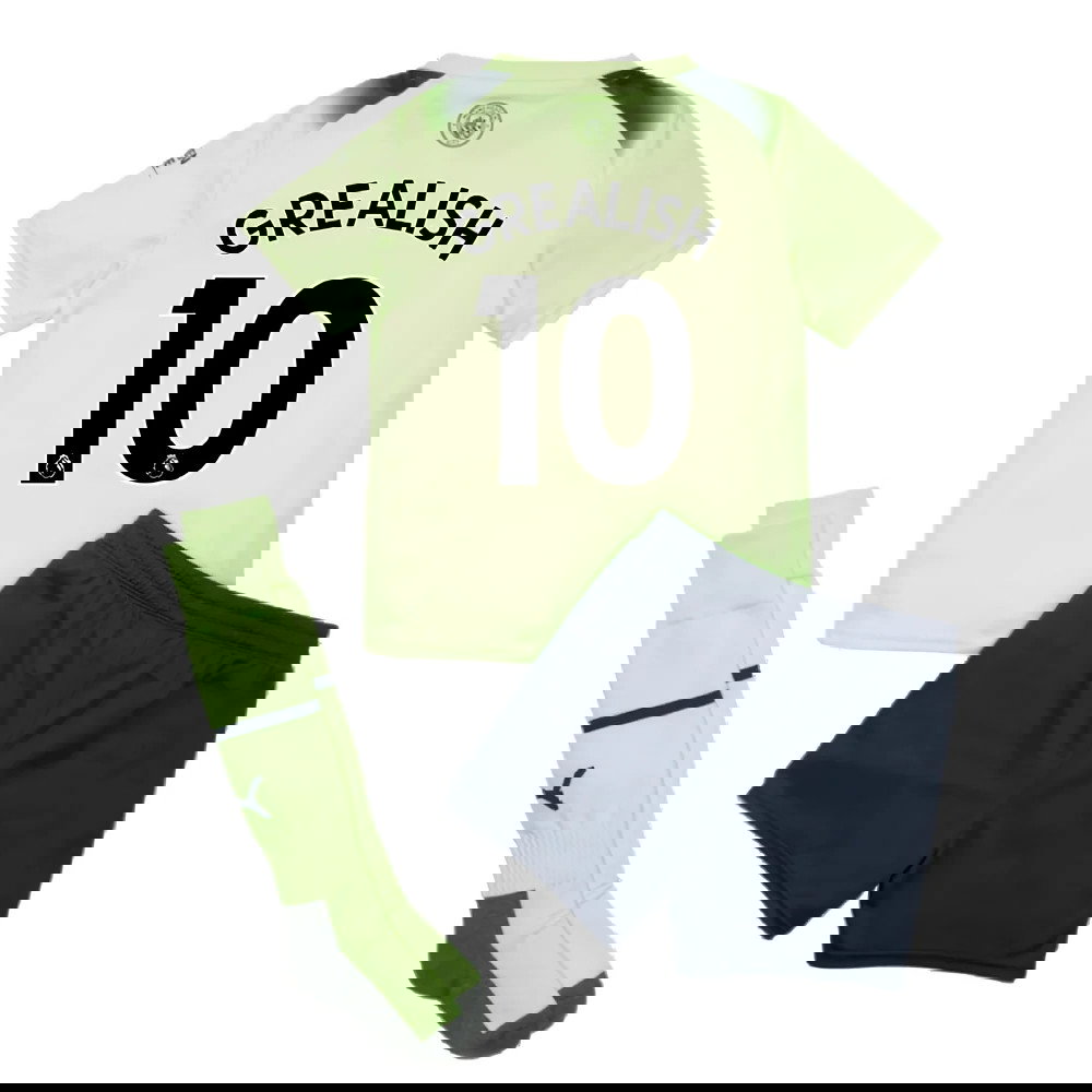 2022-2023 Man City Third Mini Kit (GREALISH 10)