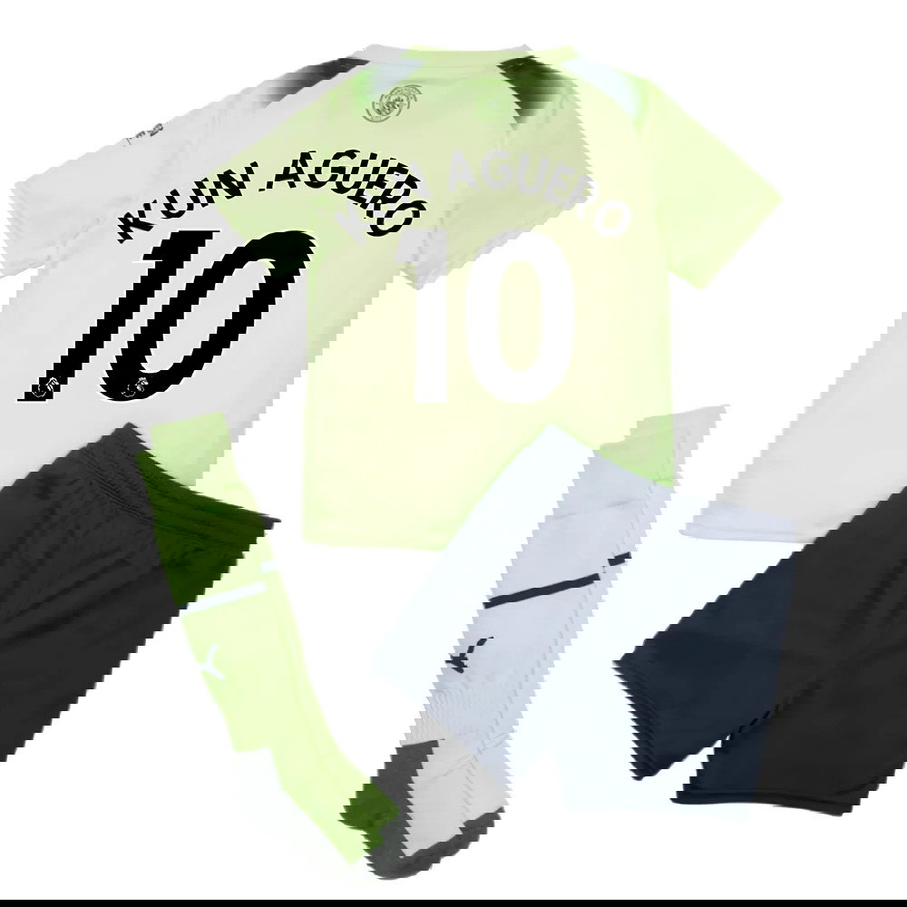 2022-2023 Man City Third Mini Kit (KUN AGUERO 10)