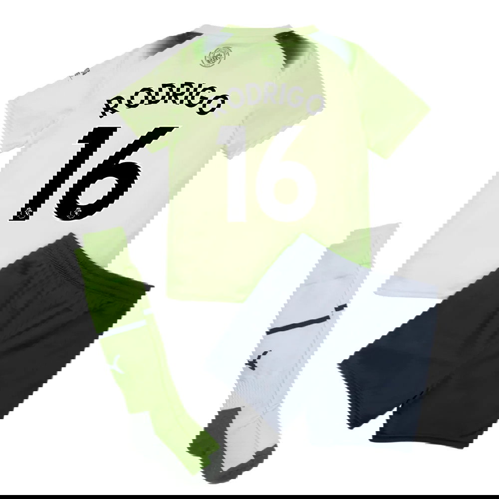 2022-2023 Man City Third Mini Kit (RODRIGO 16)