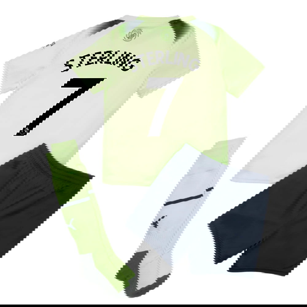 2022-2023 Man City Third Mini Kit (STERLING 7)