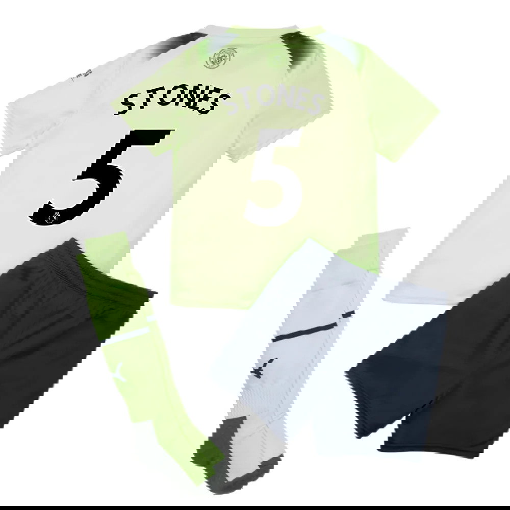 2022-2023 Man City Third Mini Kit (STONES 5)