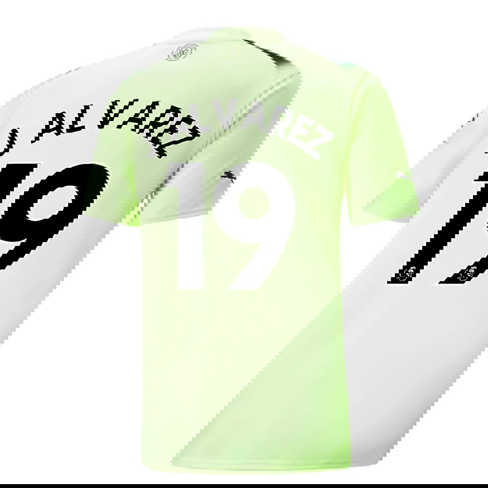 2022-2023 Man City Third Shirt (J ALVAREZ 19)