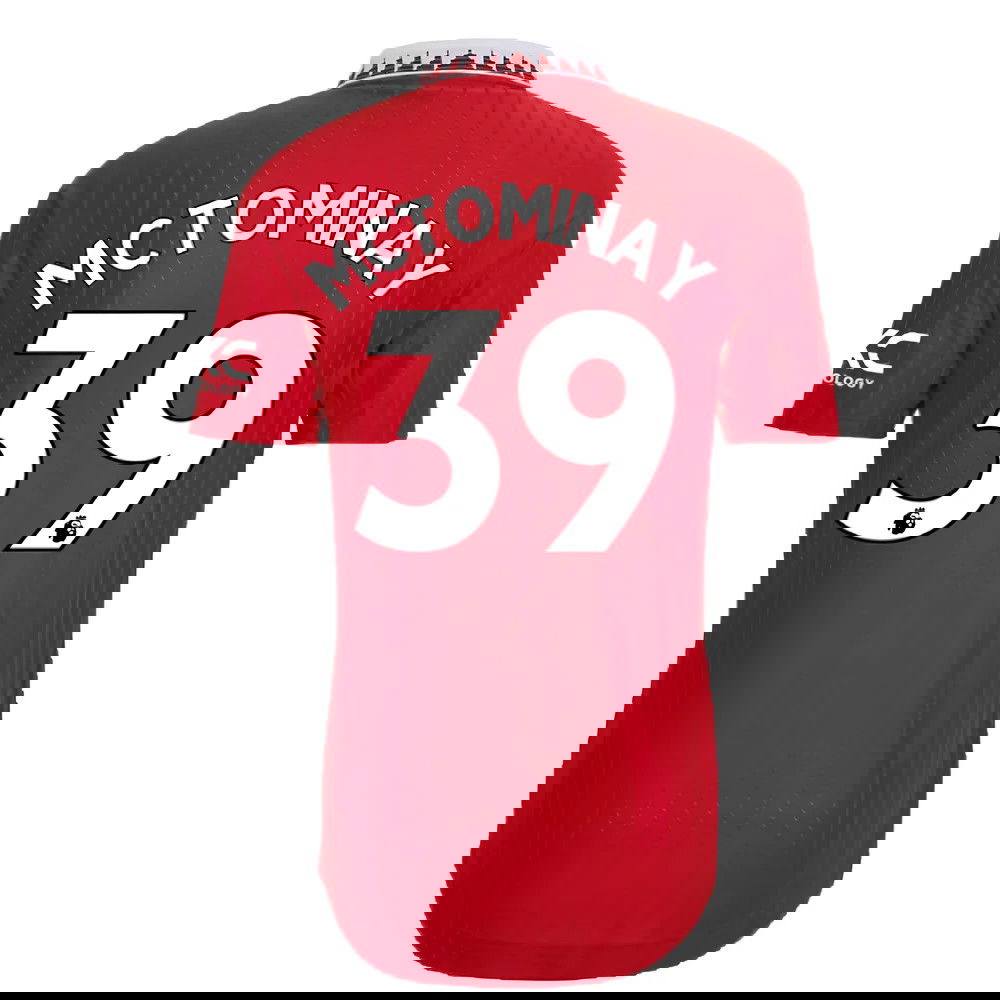 2022-2023 Man Utd Authentic Home Shirt (McTOMINAY 39)
