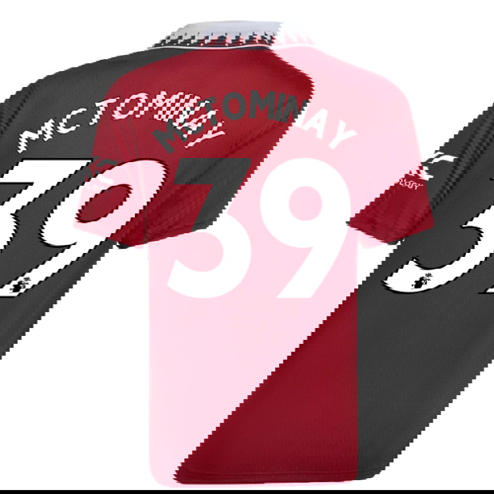 2022-2023 Man Utd Home Shirt (Kids) (McTOMINAY 39)