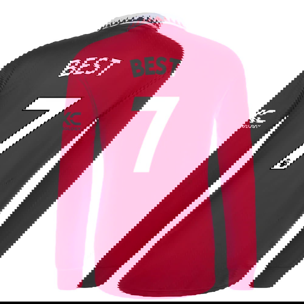 2022-2023 Man Utd Long Sleeve Home Shirt (BEST 7)