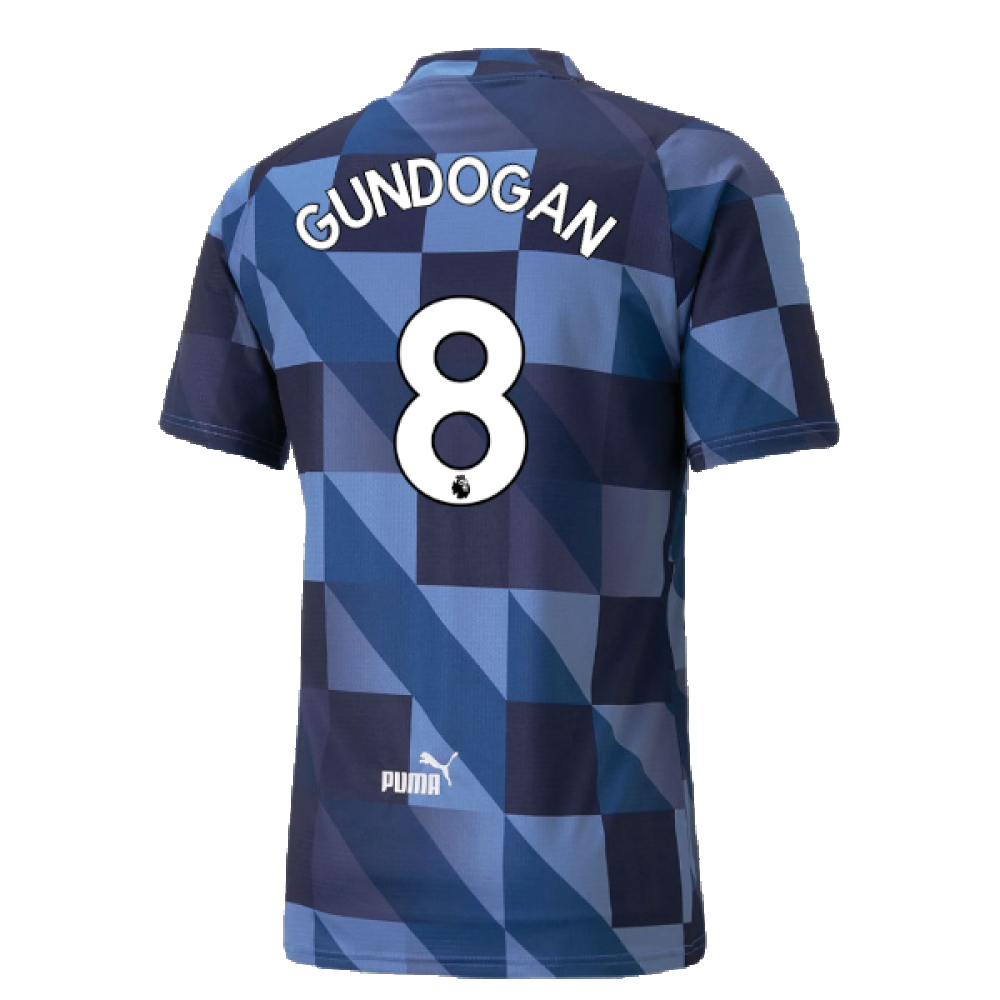 2022-2023 Manchester City Pre-Match Jersey (Blue-Navy) (Gundogan 8)